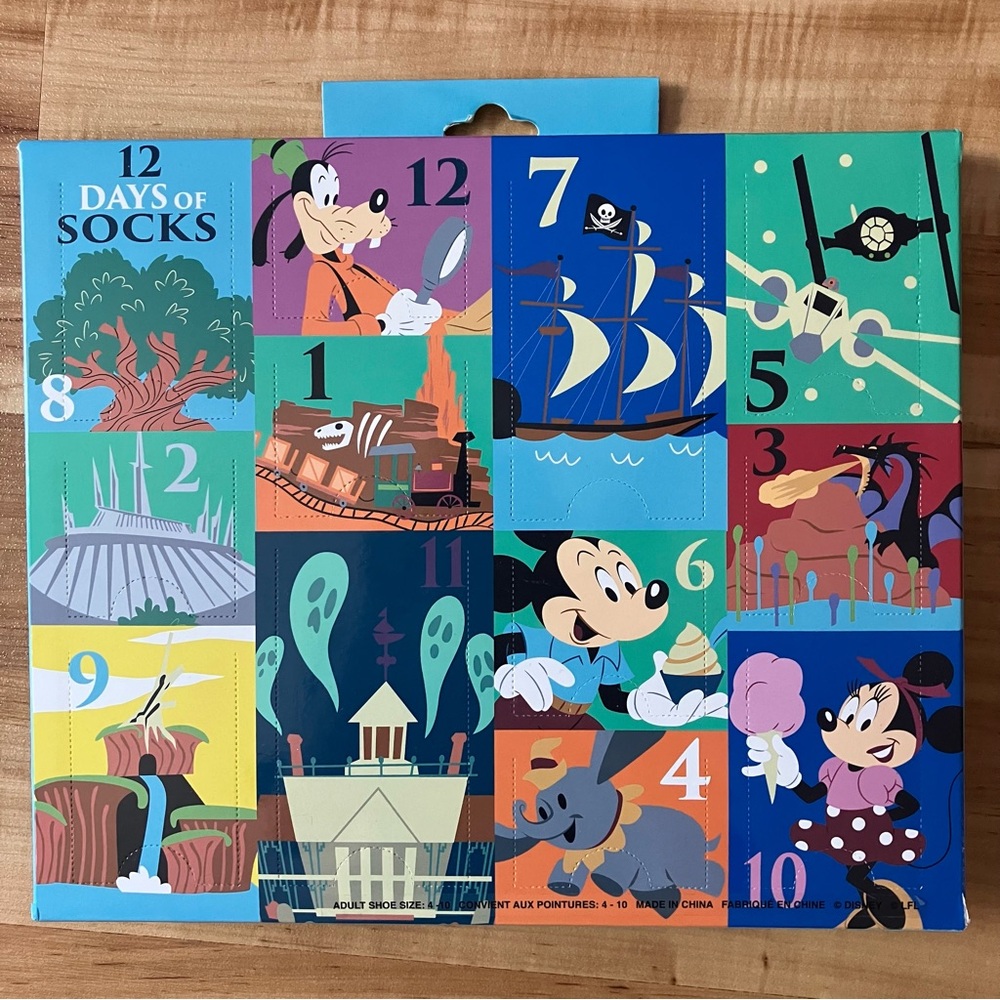 Disney 12 Days of Socks